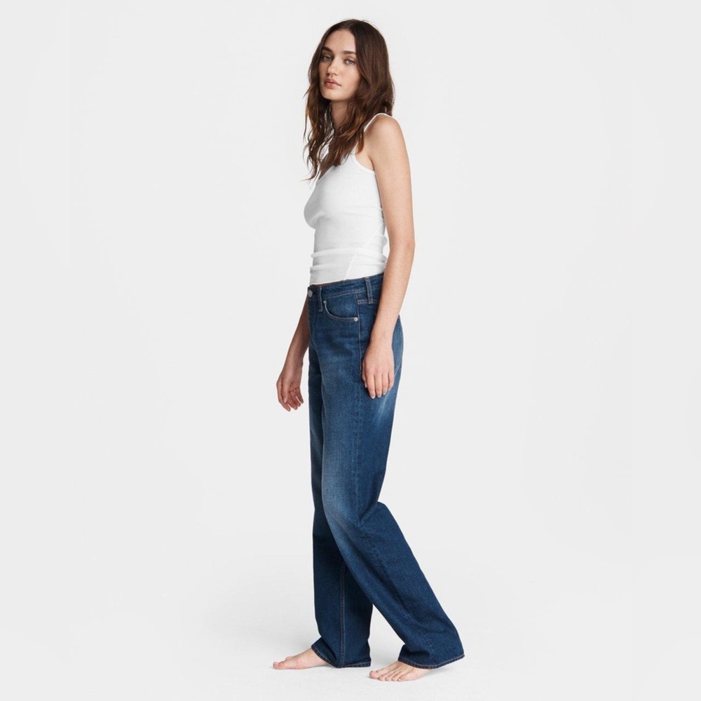 Rag & Bone Alex High Rise Straight in Stowe Size 27 New - Picture 2 of 12